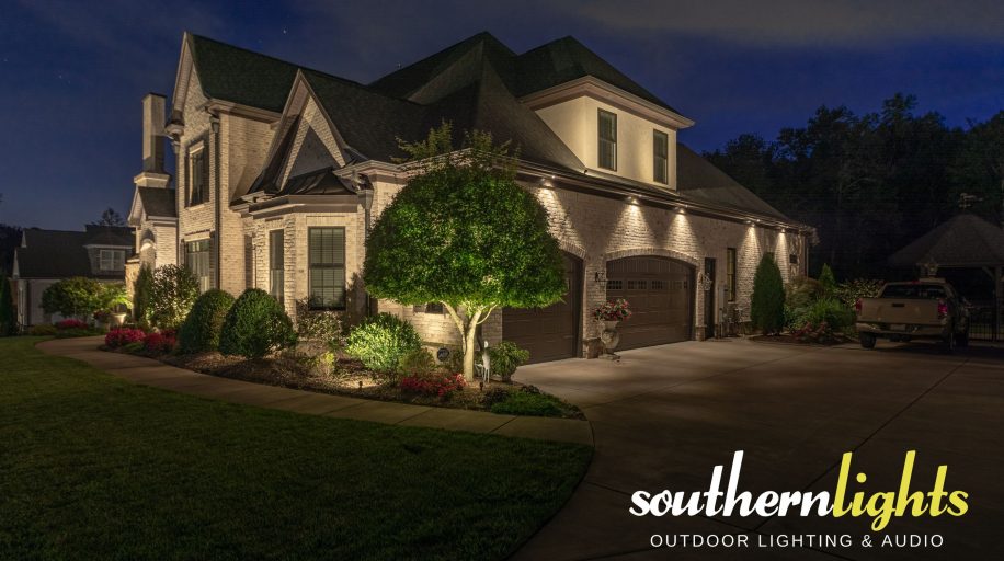 southern-lights-outdoor-lighting-audio-custom-lighting-designs-in-birkhaven-neighborhood-summerfield-nc